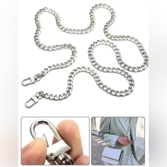 Silver Aftermarket Replacement Chain Length 47.24" - Picture 6 of 16